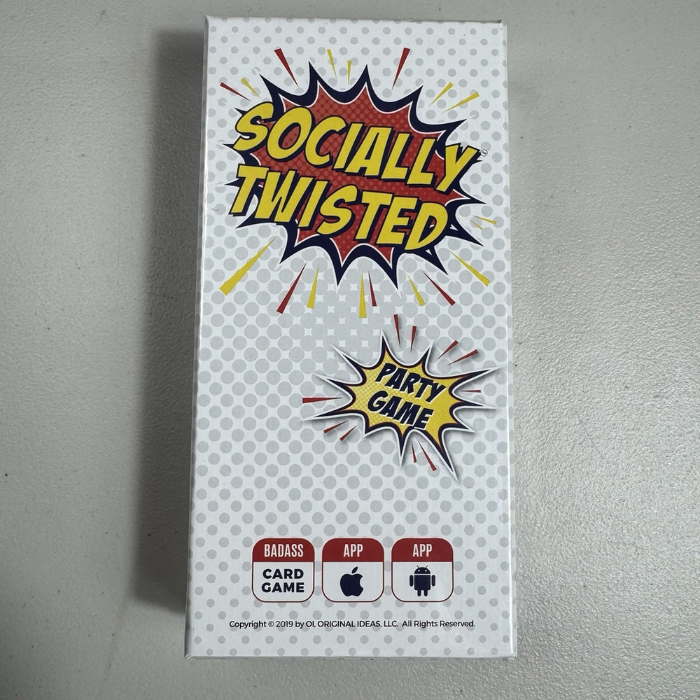 Socially Twisted Family Adult Party Card Game Factory Sealed